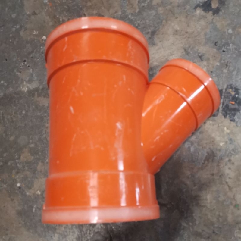 Pvc orange sanitary Wye 6x4 thick Shopee Philippines
