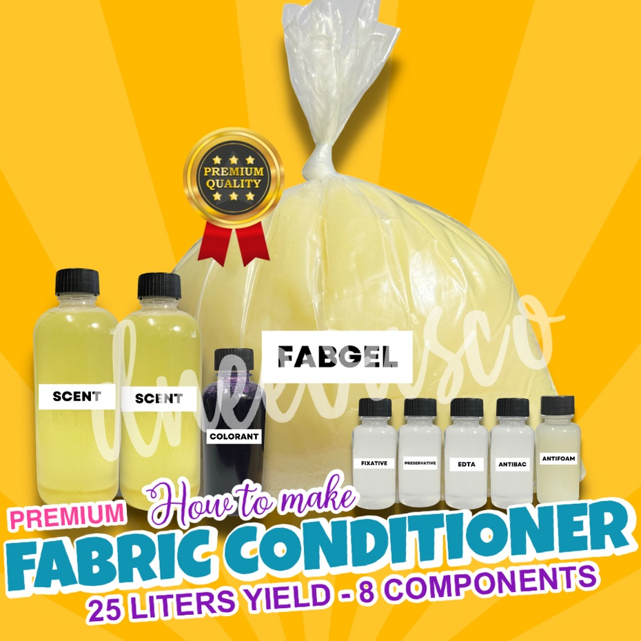 [PREMIUM] Fabric Conditioner Kit 25L yield with Procedure | Shopee ...