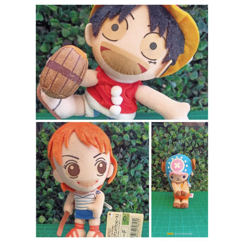 Banpresto One Piece Plush Toys Luffy, Nami, Chopper Shopee Philippines