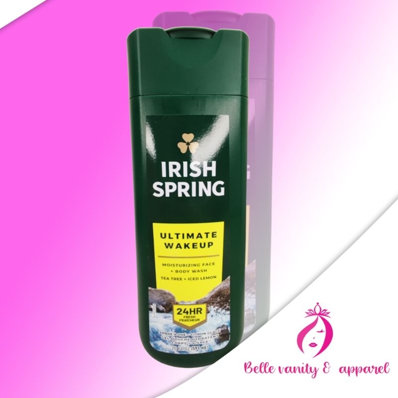 Irish Spring Ultimate Wake up Face + Body wash (591ml) Shopee Philippines