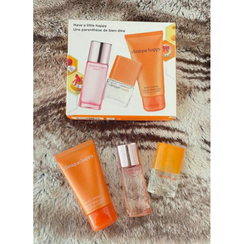 Authentic Clinique happy gift set from USA Shopee Philippines