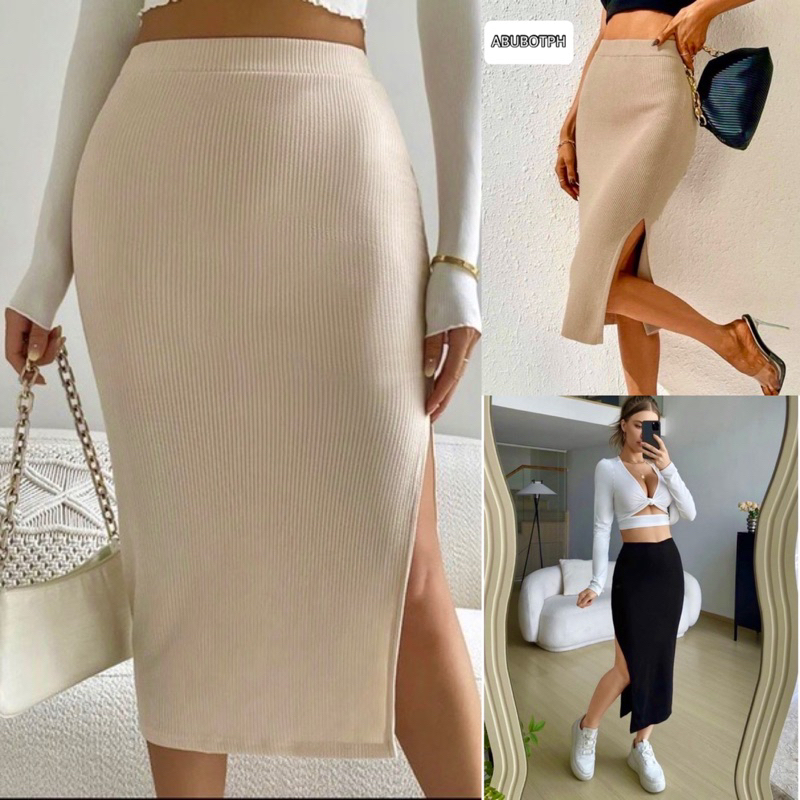 Korean Slim Stretch Pencil Skirts