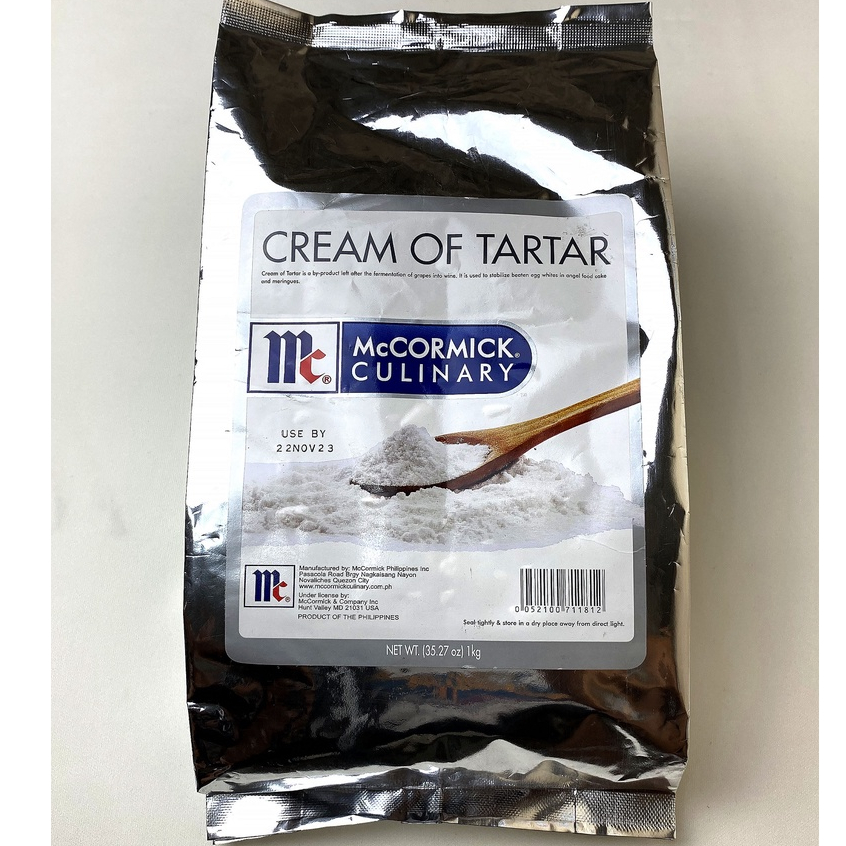 CREAM OF TARTAR 1KG (FOIL PACK) Shopee Philippines