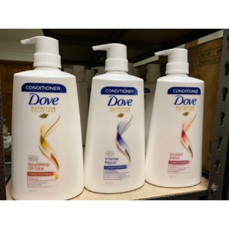 Dove Conditioner Intense Repair OR Straight & Silky OR Hair Fall 660ml