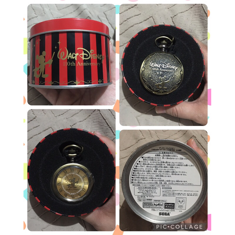 Disney Mickey Mouse 110th Anniversary Pocket Watch Shopee Philippines
