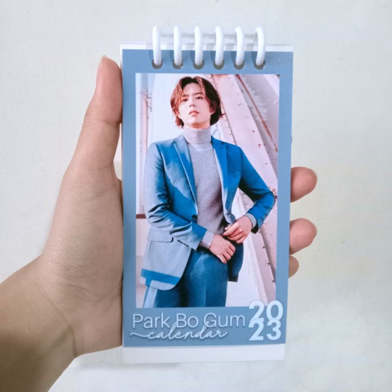 Park Bo Gum 2023 Calendar Mini Desk Calendar Park Bo Gum