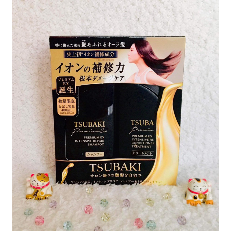 Shiseido- Tsubaki Premium EX Intensive Repair Shampoo and Conditioner ...