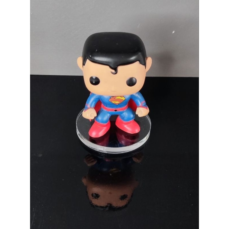 Clear Acrylic Disc Display Stand - 4" Round Pedestal Riser For Jewelry, Collectibles & Photography