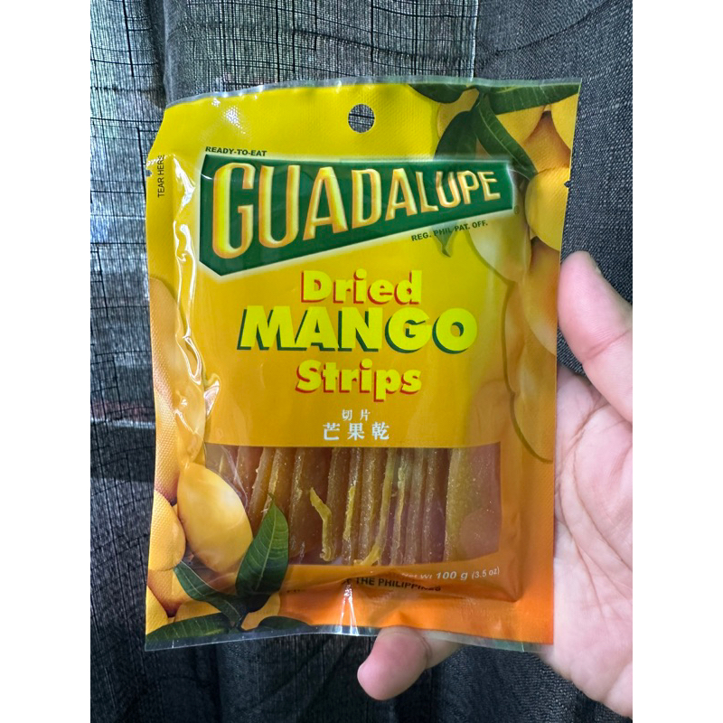 Philippines Guadalupe Dried Mango Strips 100grams Shopee Philippines