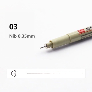 1pcs Sakura Liner Pen Set Waterproof Black Fineliner Micron Pen Design  Sketch Drawing Marker Artist Markers