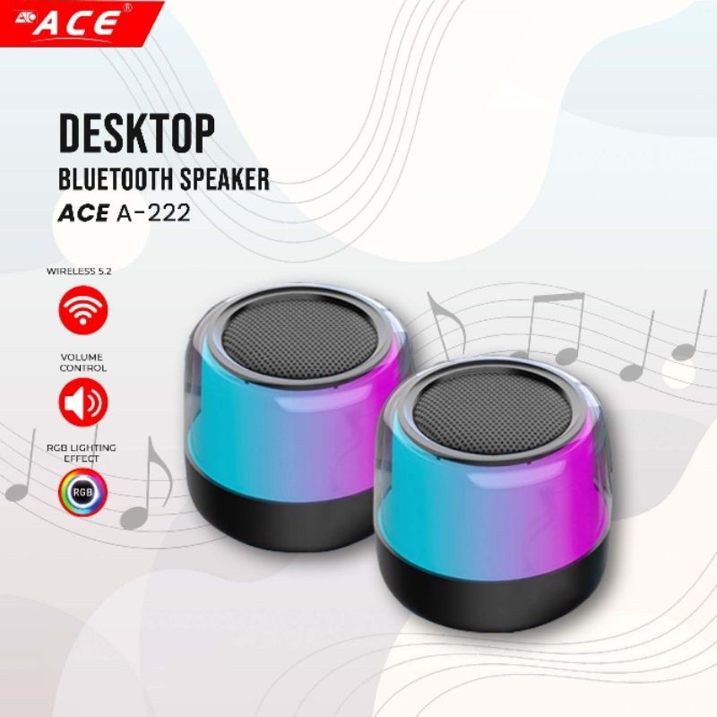 A222 Desktop Bluetooth Speaker Shopee Philippines