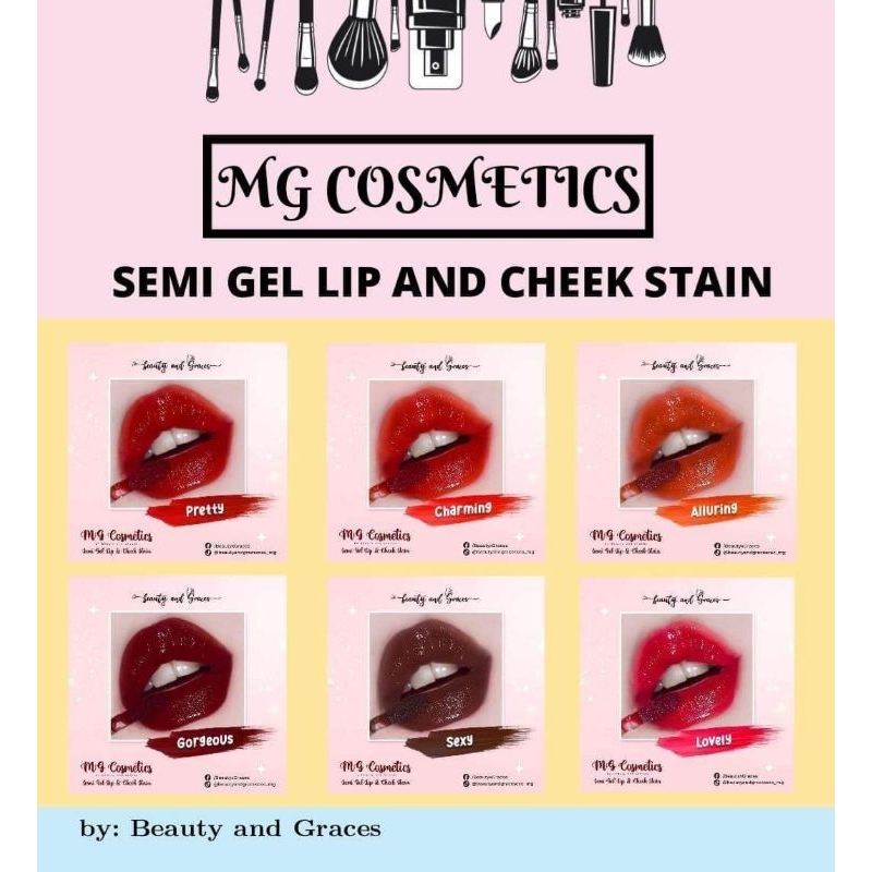 MG COSMETICS SEMI GEL LIP&CHEEK TINT/MAGIC LIP&CHEEK SERUM | Shopee ...