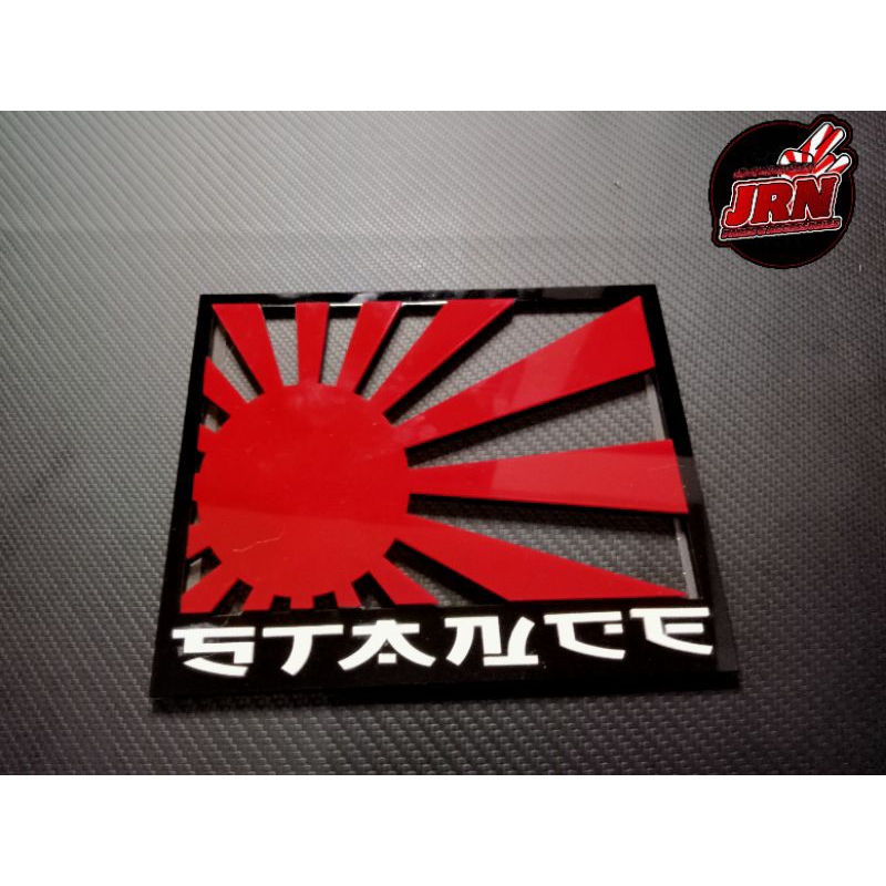 Japanese Rising Sun Radiator Cover Acrylic - JDM Japan Inspired ...