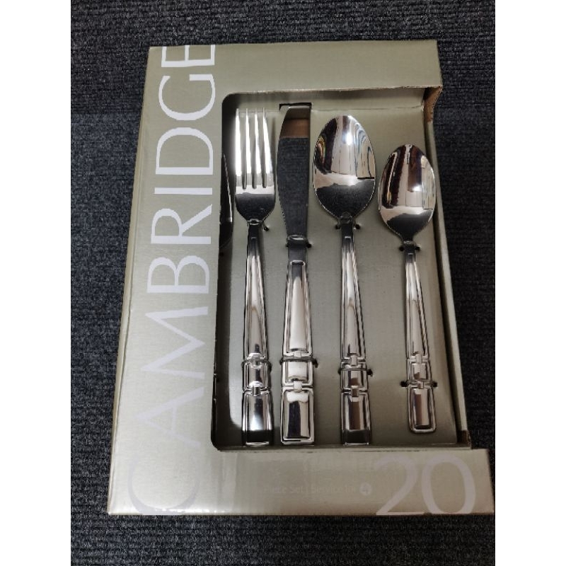 Cambridge Stainless Flatware 20 pc Set Shopee Philippines