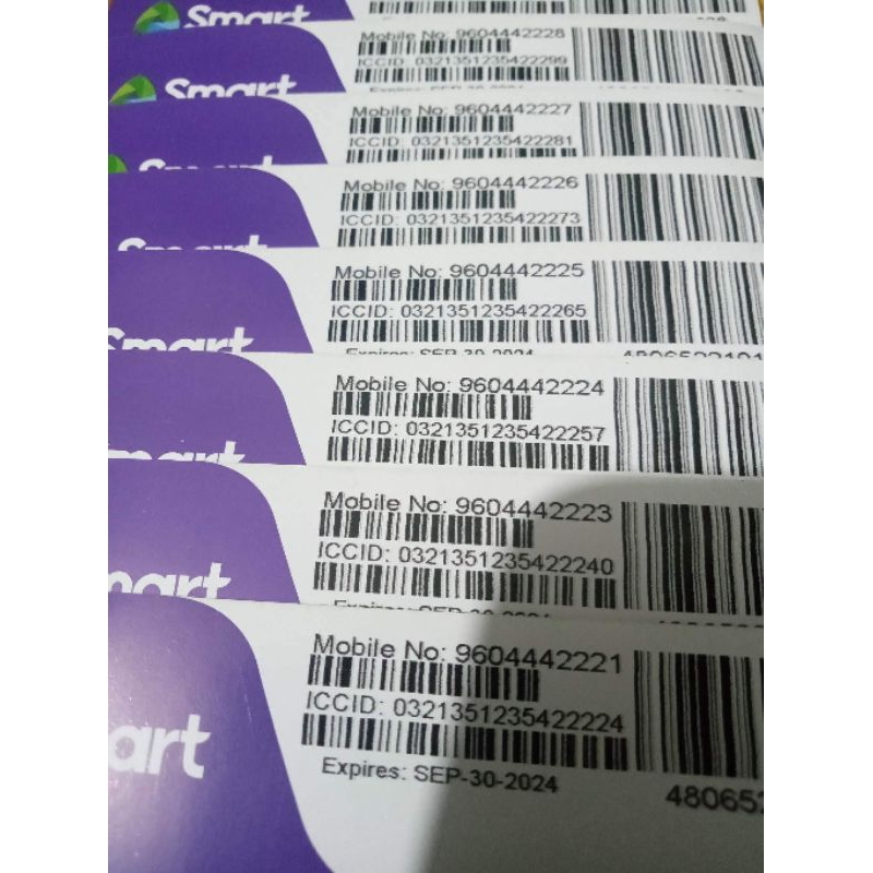vanity sim card Smart special number WR 0960444***1 for bussiness