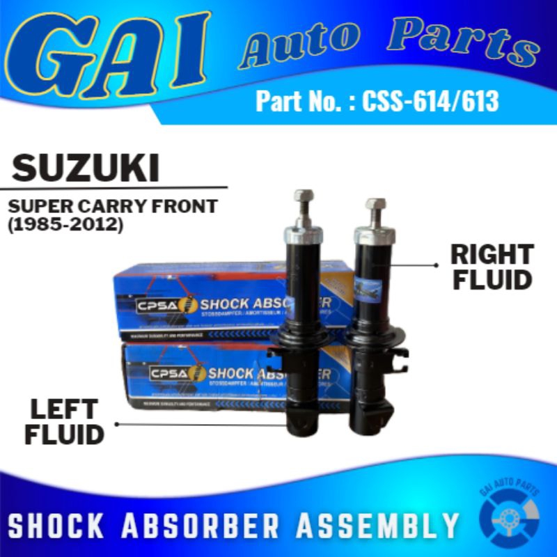 CPSA Shock Absorber Assy for Suzuki Super Carry Front 19852012 (Left / Right Hand Fluid