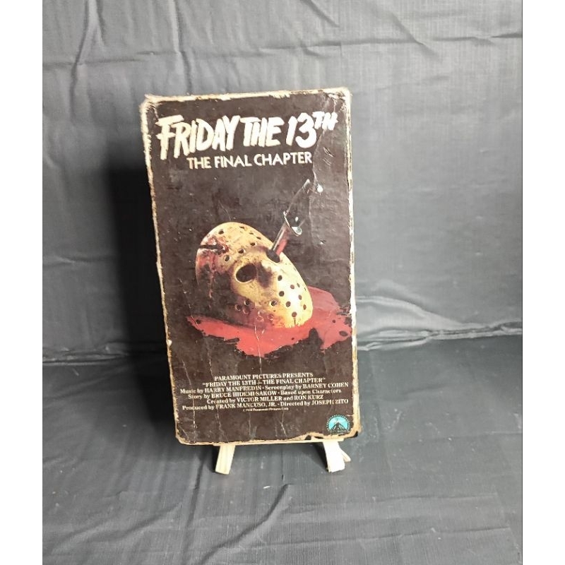 Vhs Tapes Friday The 13th The Final Chapter Shopee Philippines 2866