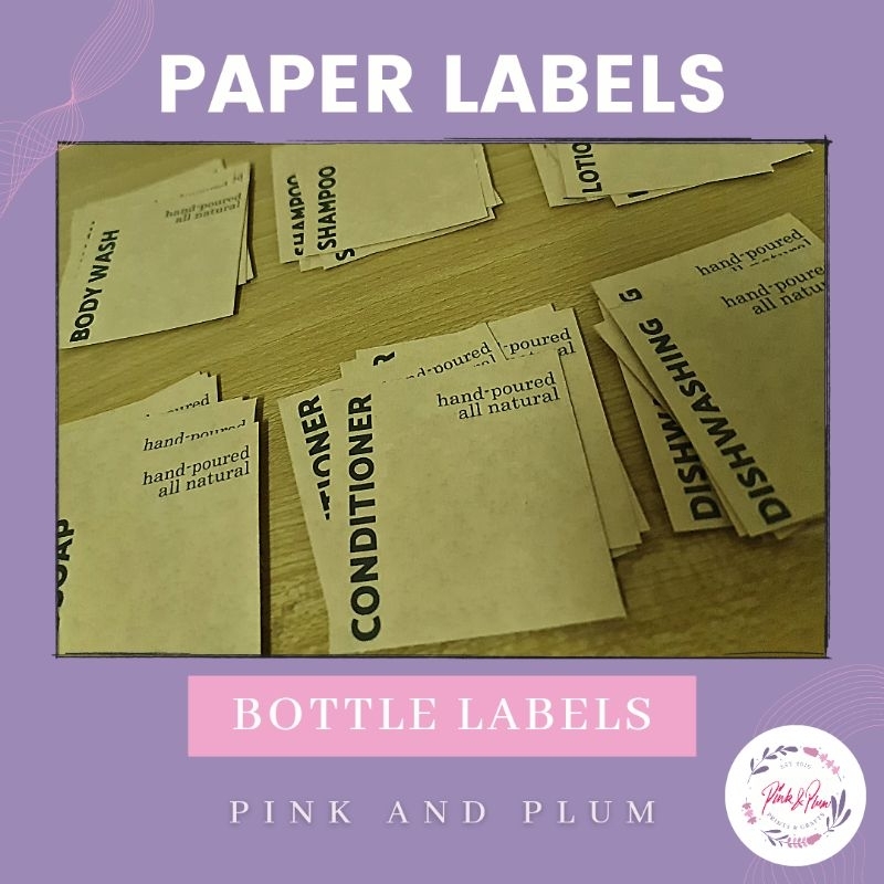 Customized Bottle Labels Waterproof Matte White Smudge Proof Laminated ...