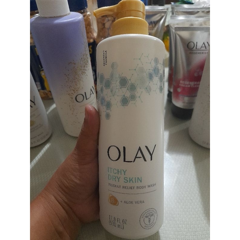 OLAY body wash ceramide,retinol,itchy dry skin collage Shopee Philippines