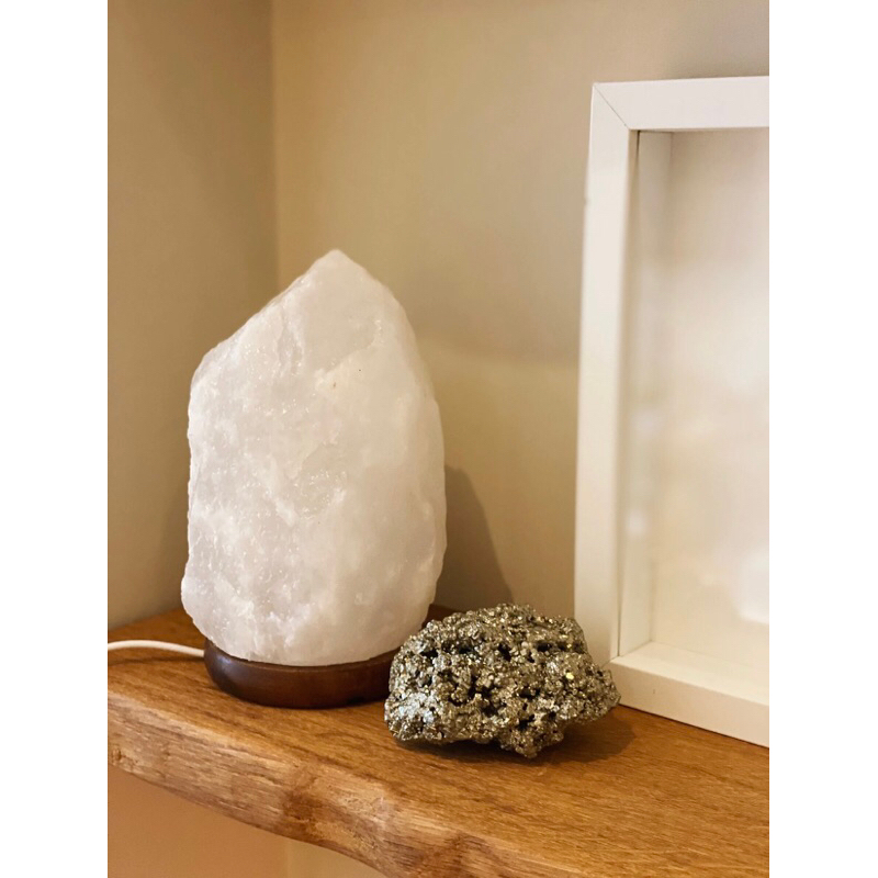 Rare White Himalayan Salt Lamp 46kg Shopee Philippines