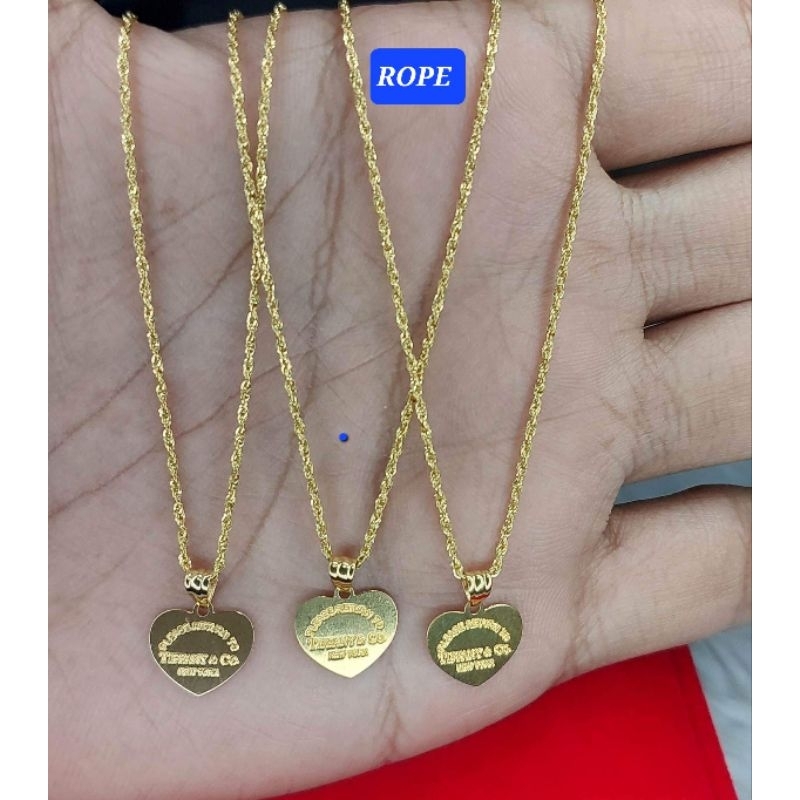 PAWNABLE 18k Sd NECKLACE INSPIRED TCO 18" Shopee Philippines