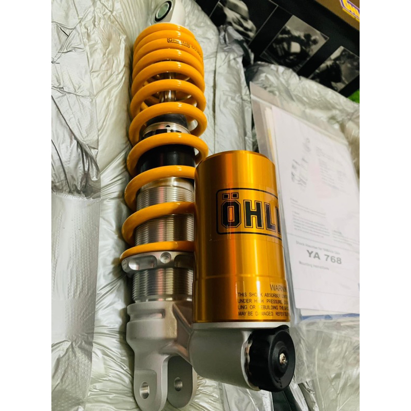 Ohlins shock for Yamaha Fazzio Qbix Original Ohlins 320mm | Shopee ...
