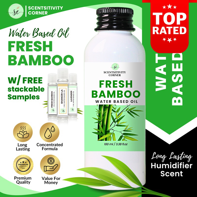 FRESH BAMBOO Essential Oil for humidifier Water based oil Home