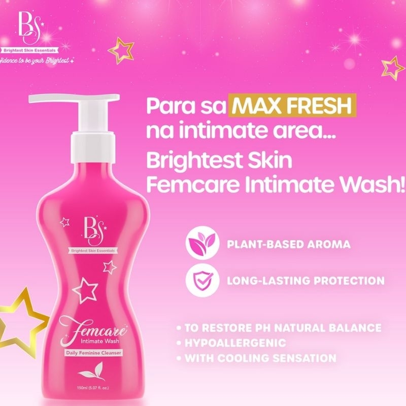 BRIGHTEST SKIN FEMCARE INTIMATE WASH 150ML Shopee Philippines