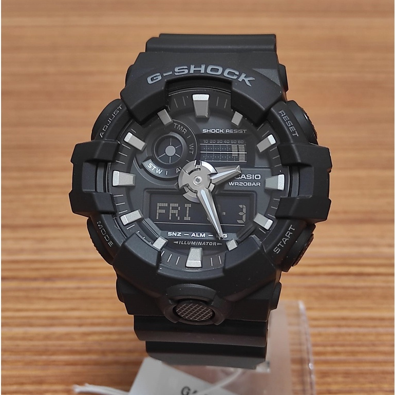 100 Original legit Men s G Shock GA 700 1B GA700 1B GA 700 1BDR