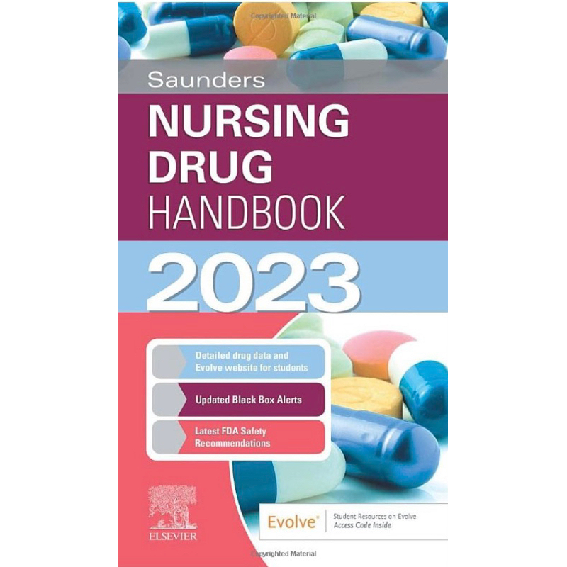 Saunders Nursing Drug Handbook 2023 | Shopee Philippines