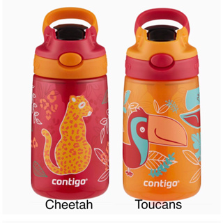 Contigo Kids 2-Pack Straw Water Bottle, 14 oz - Dinos/Sharks