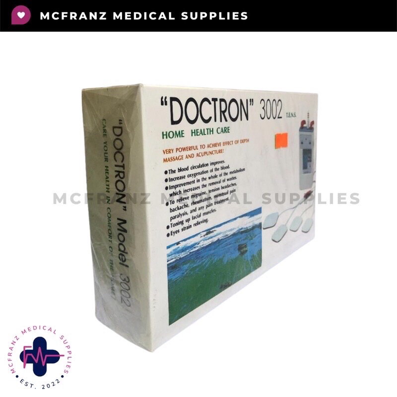 Doctron 3002 TENS Therapy Machine | Shopee Philippines