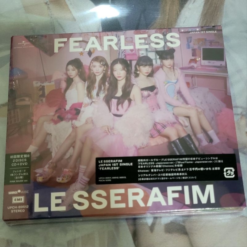 LE SSERAFIM FEARLESS JAPAN 1ST SINGLE with POB CHAEWON YUNJIN EUNCHAE  SAKURA KAZUHA EASY ANTIFRAGILE | Shopee Philippines