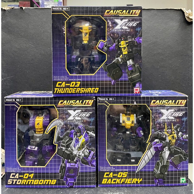 Fansproject Casuality Insecticons set of 3 | Shopee Philippines