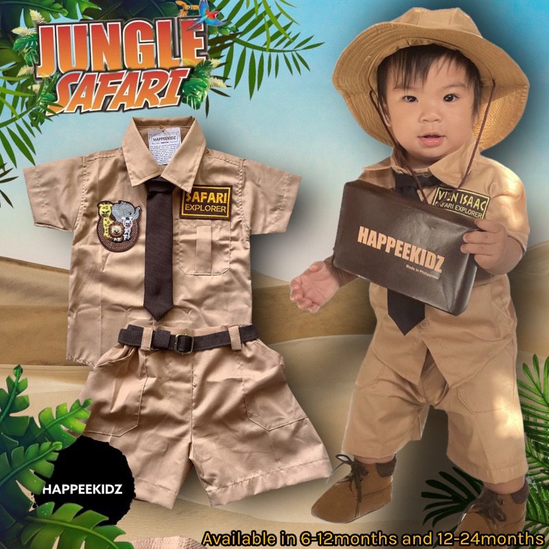 Baby boy best sale safari outfit