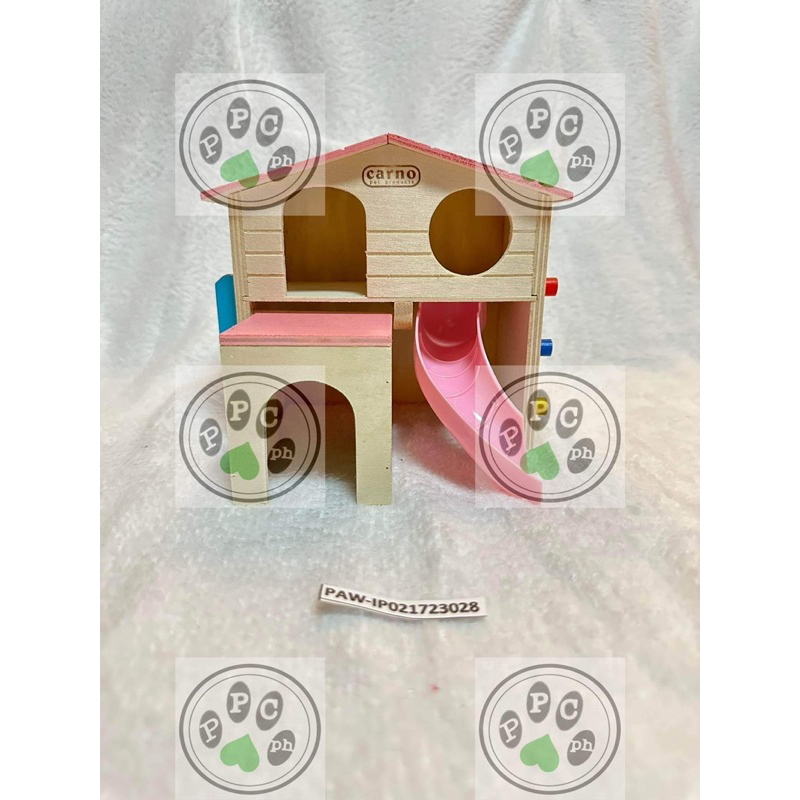 Image showcasing Carno Hamster Playhouse W/ Ramp, Slide | Shopee Philippines