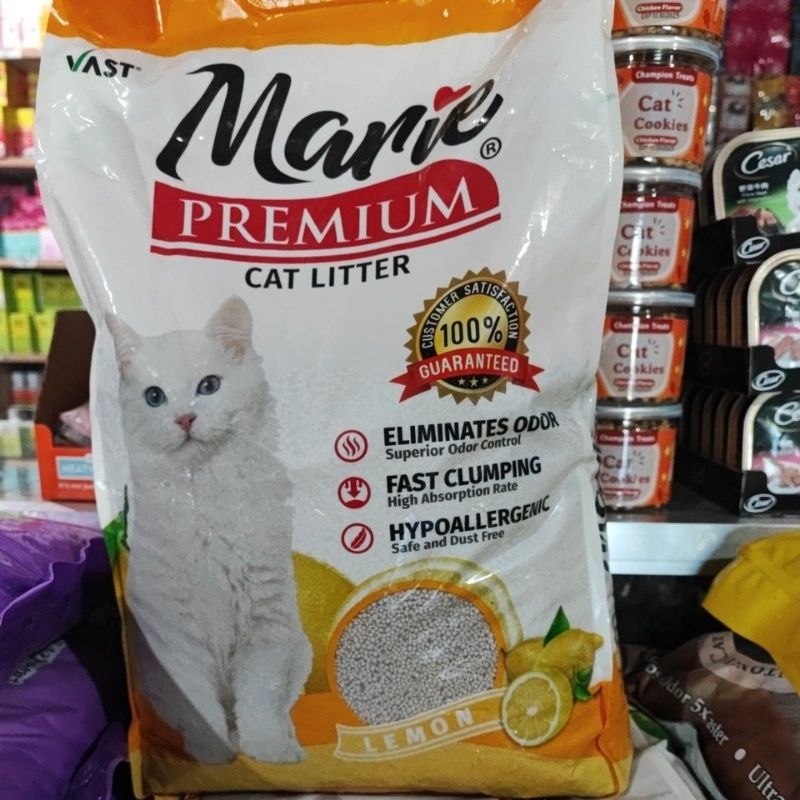 Marie Premium cat litter lemon scents 10L Shopee Philippines