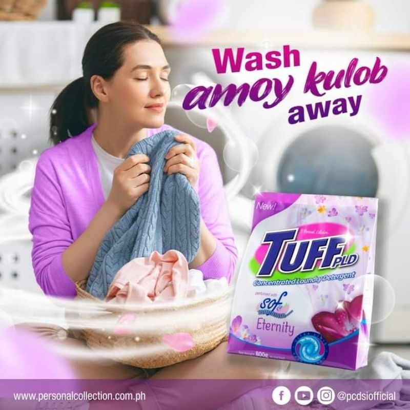 Tuff Powder Laundry Detergent 800g | Shopee Philippines