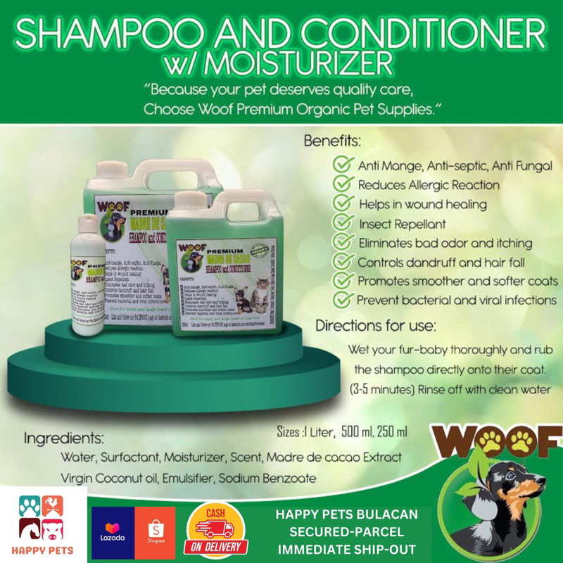 Madre de Cacao Shampoo & Conditioner with Moisturizer 1 LITER, 500ml