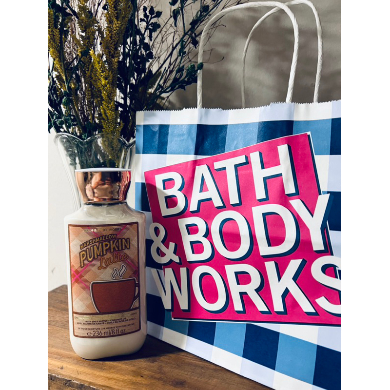 Marshmallow Pumpkin Latte ( bath and body works lotion 236 ml) Shopee