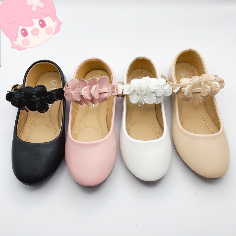 Korean girl's flat shoes kids dollshoes | Shopee Philippines