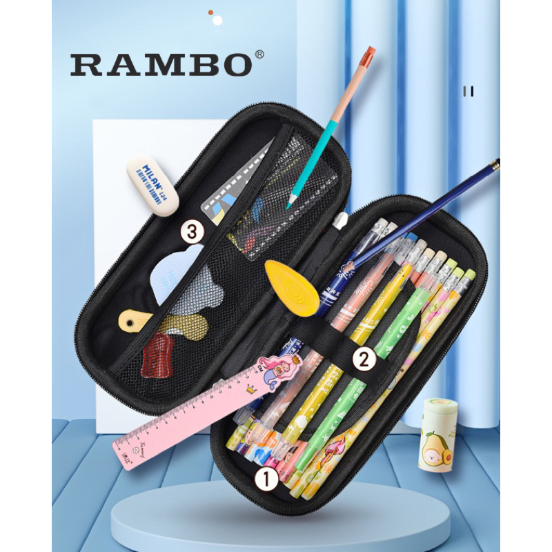 Pencil Case 3D EVA (color may differ due to lighting) Shopee Philippines