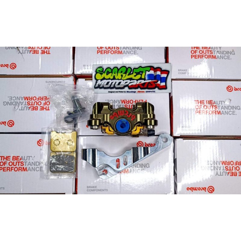 BREMBO DORAEMON CALIPER WITH BRACKET WAVE 125 Shopee Philippines