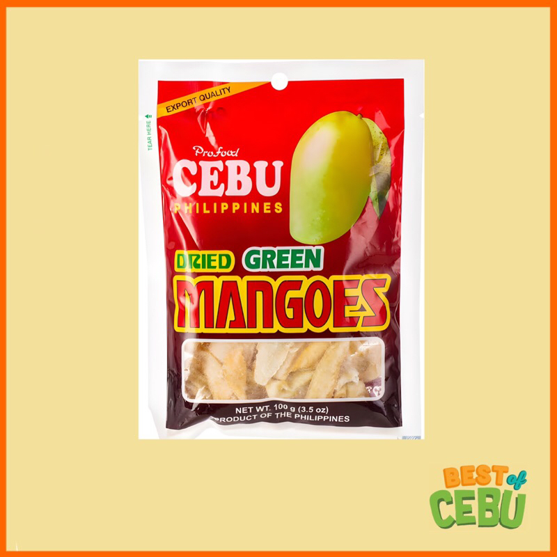Cebu Dried Green Mangoes 100g Best of Cebu Pasalubong Delicacies