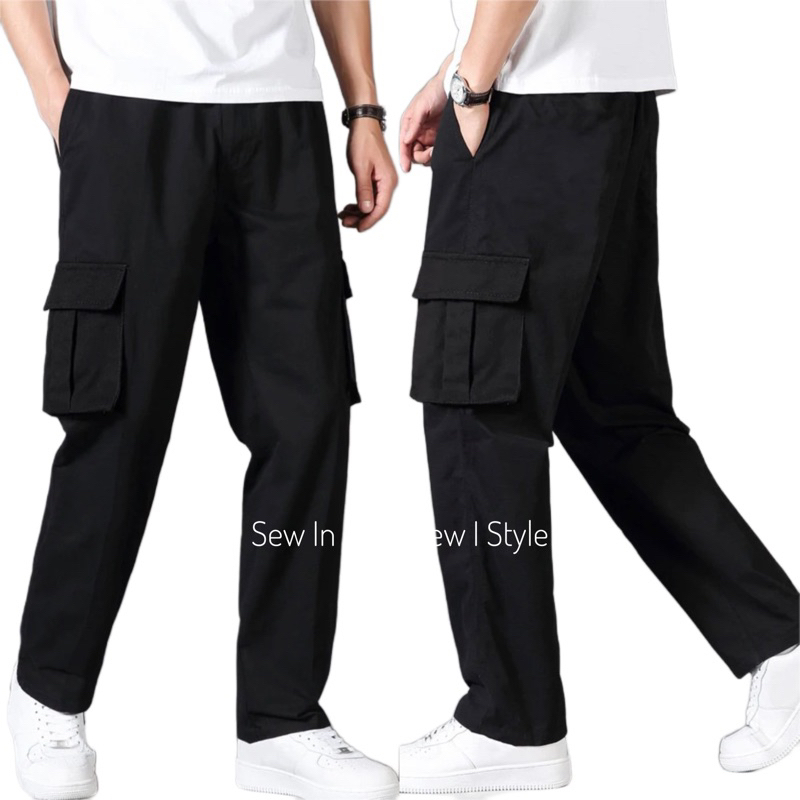 Cargo Pants Straight Cut UNISEX (4 Pocket) | Shopee Philippines