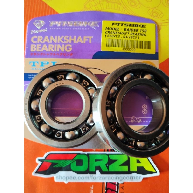 PITSBIKE Diamond RAIDER CRANK BEARING SIDE CRANKSHAFT Fi / CARB Raider