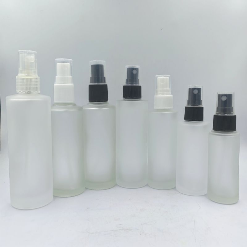 Spray frosted glass bottles 100ml/85ml/80ml/60ml/55ml/30ml (10 pcs. per ...