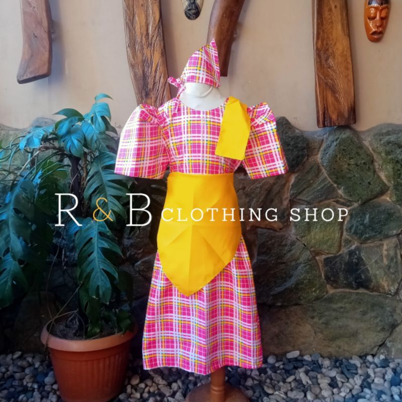 BUWAN NG WIKA /BALINTAWAK Filipiniana DRESS for kids and teens | Shopee ...