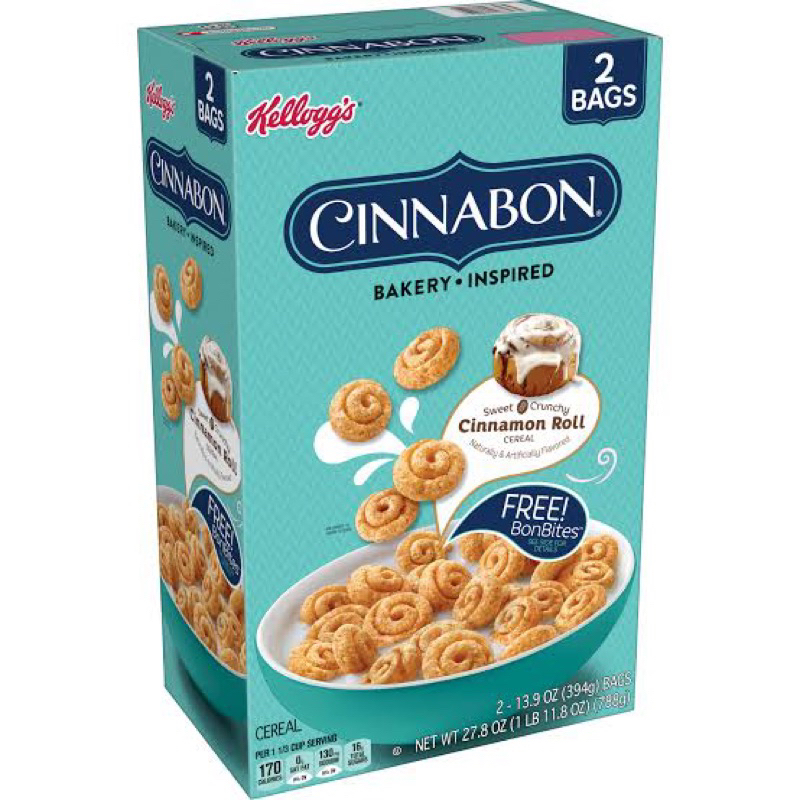 Kellogg's Cinnabon Cinnamon Roll Cereals 788g Shopee Philippines