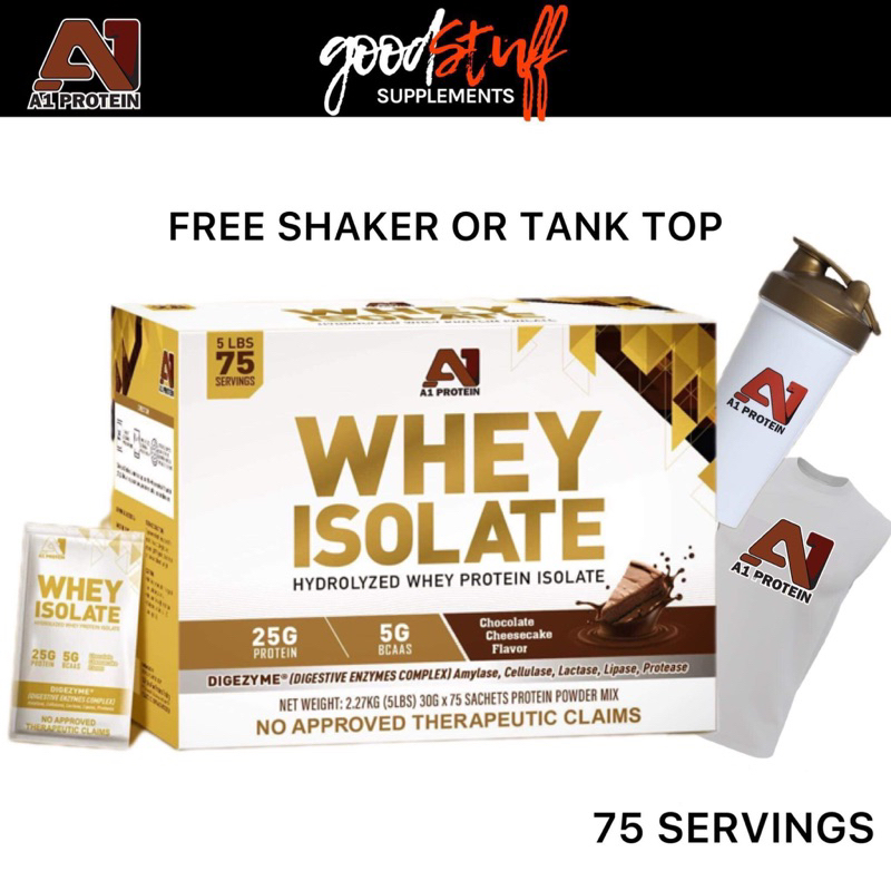 A1 Protein Hydrolyzed Whey Isolate 5lbs 75 servings Shopee Philippines